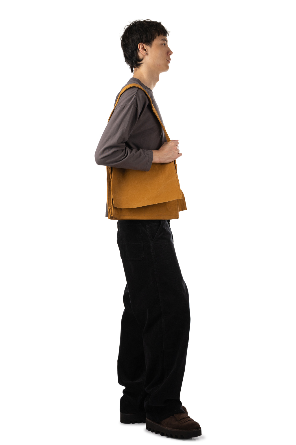 amiacalva Washed Canvas Shoulder Bag - Medium - 3 Color Choices