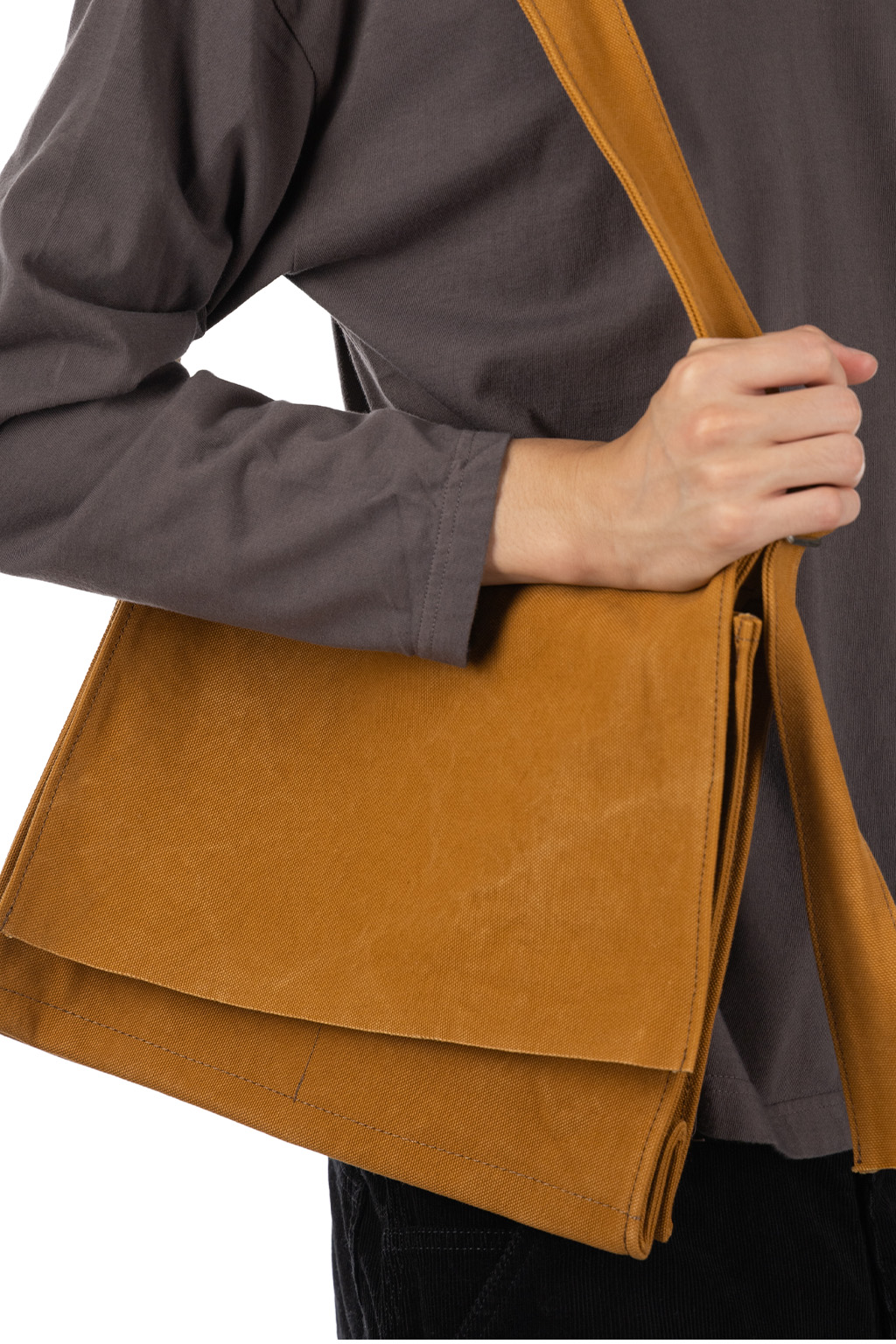 amiacalva Washed Canvas Shoulder Bag - Medium - 3 Color Choices