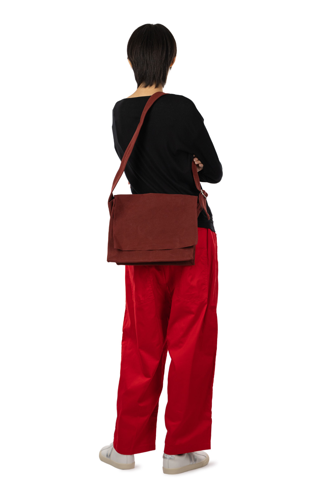 amiacalva Washed Canvas Shoulder Bag - Medium - 3 Color Choices