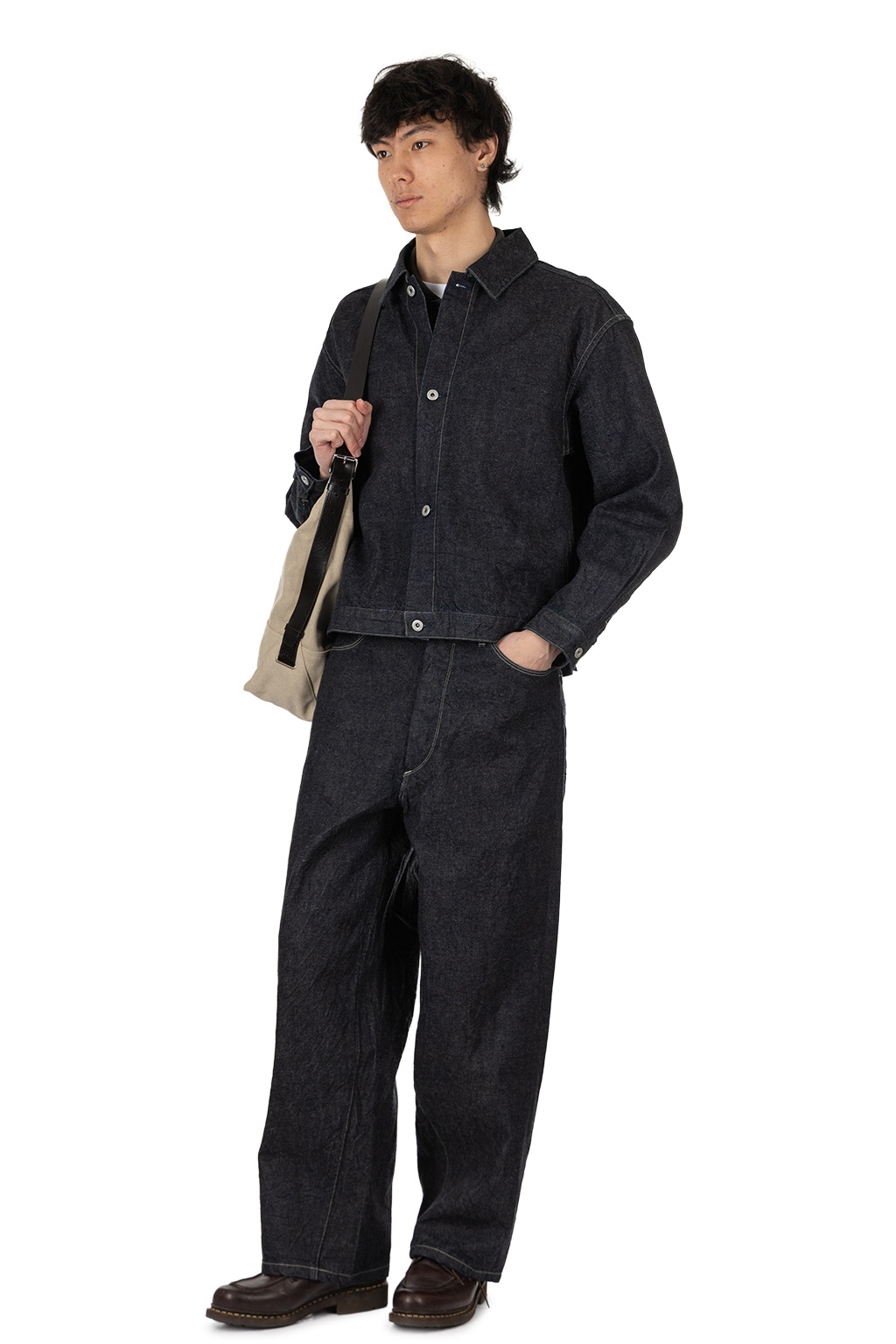 blurhms - 12.9oz Denim Proto Jacket - Indigo