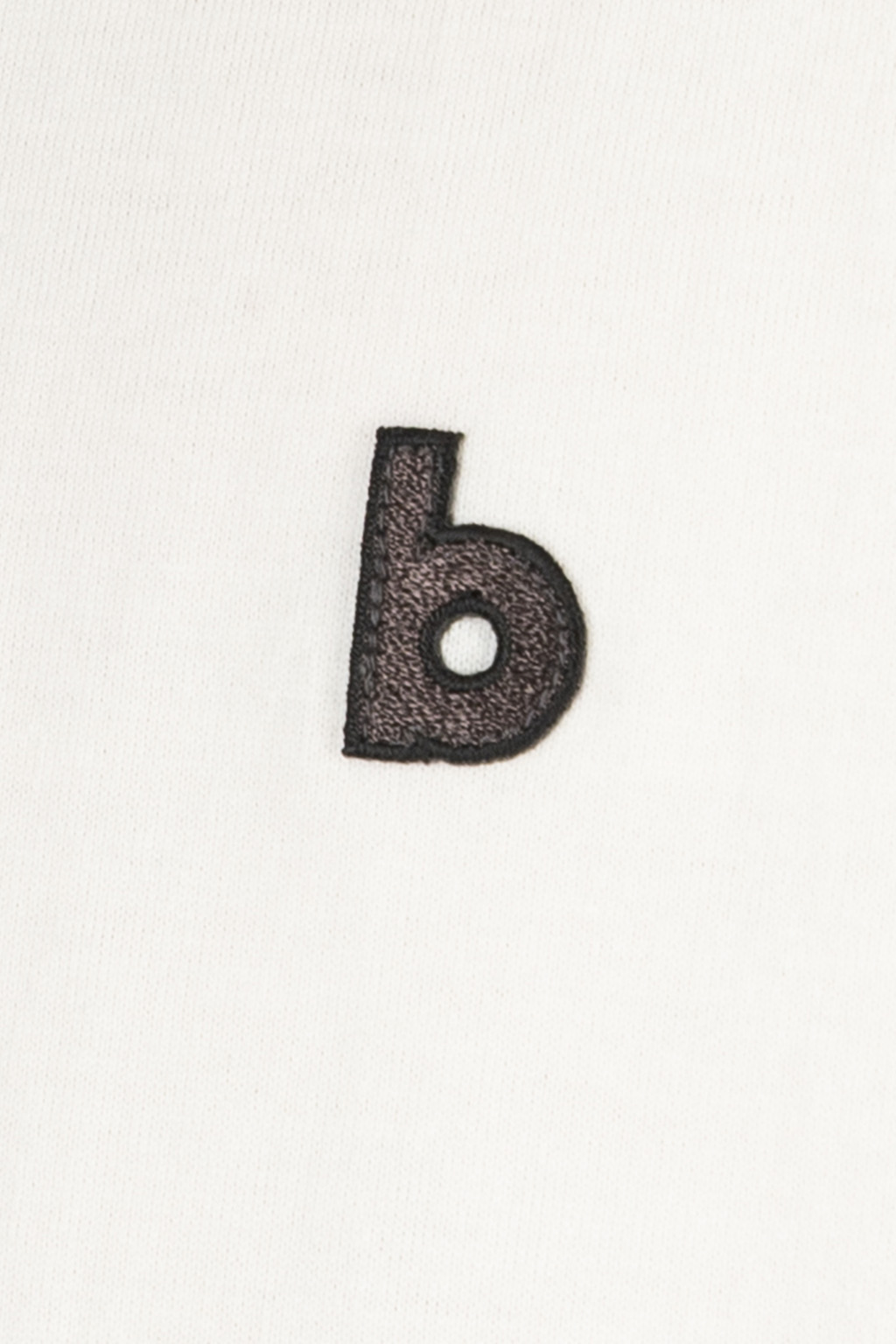 blurhms - ROOTSTOCK - b Patch Tee WIDE - White × Charcoal