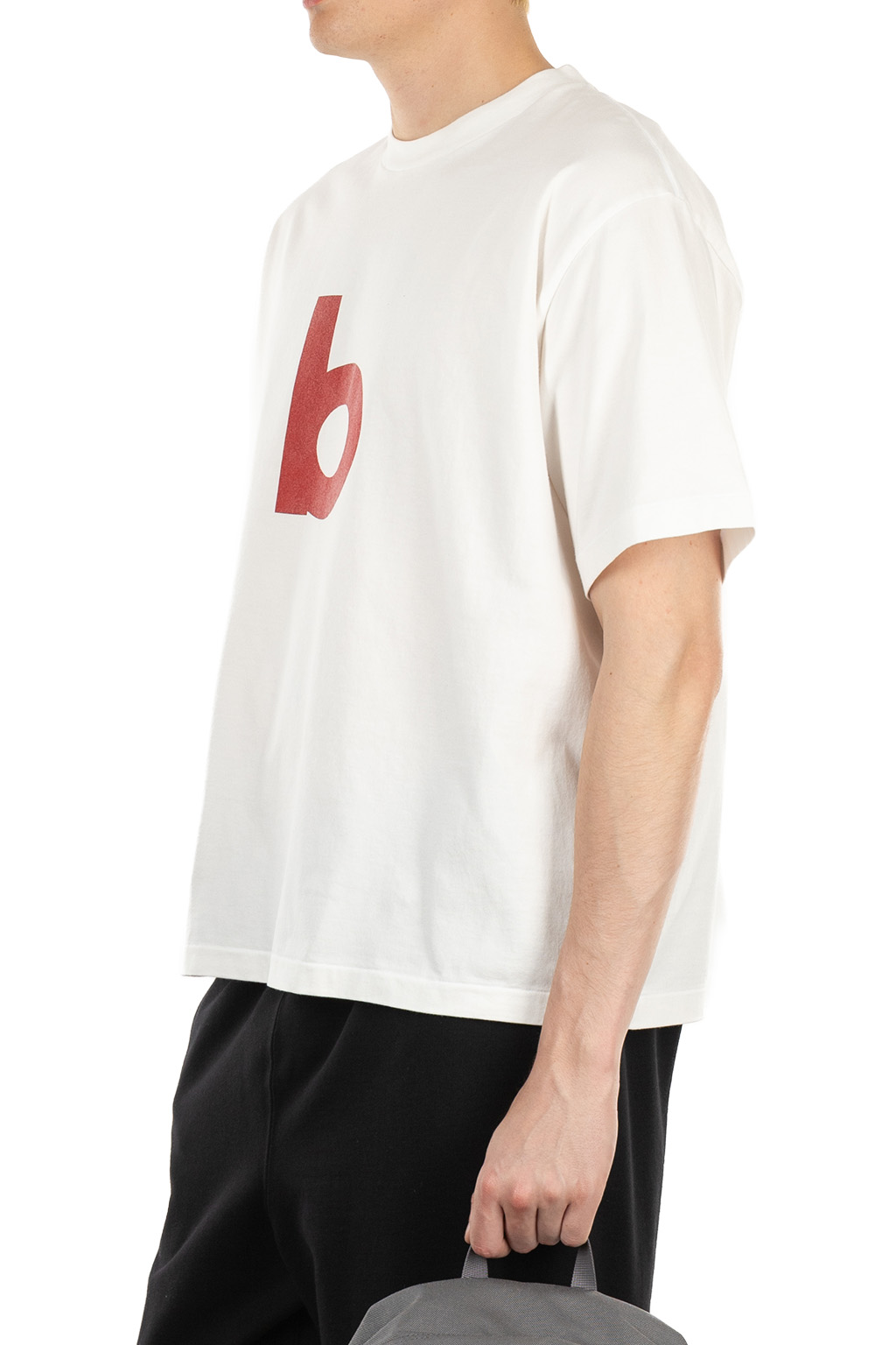 blurhms - ROOTSTOCK - bd Print Tee WIDE - White × Red