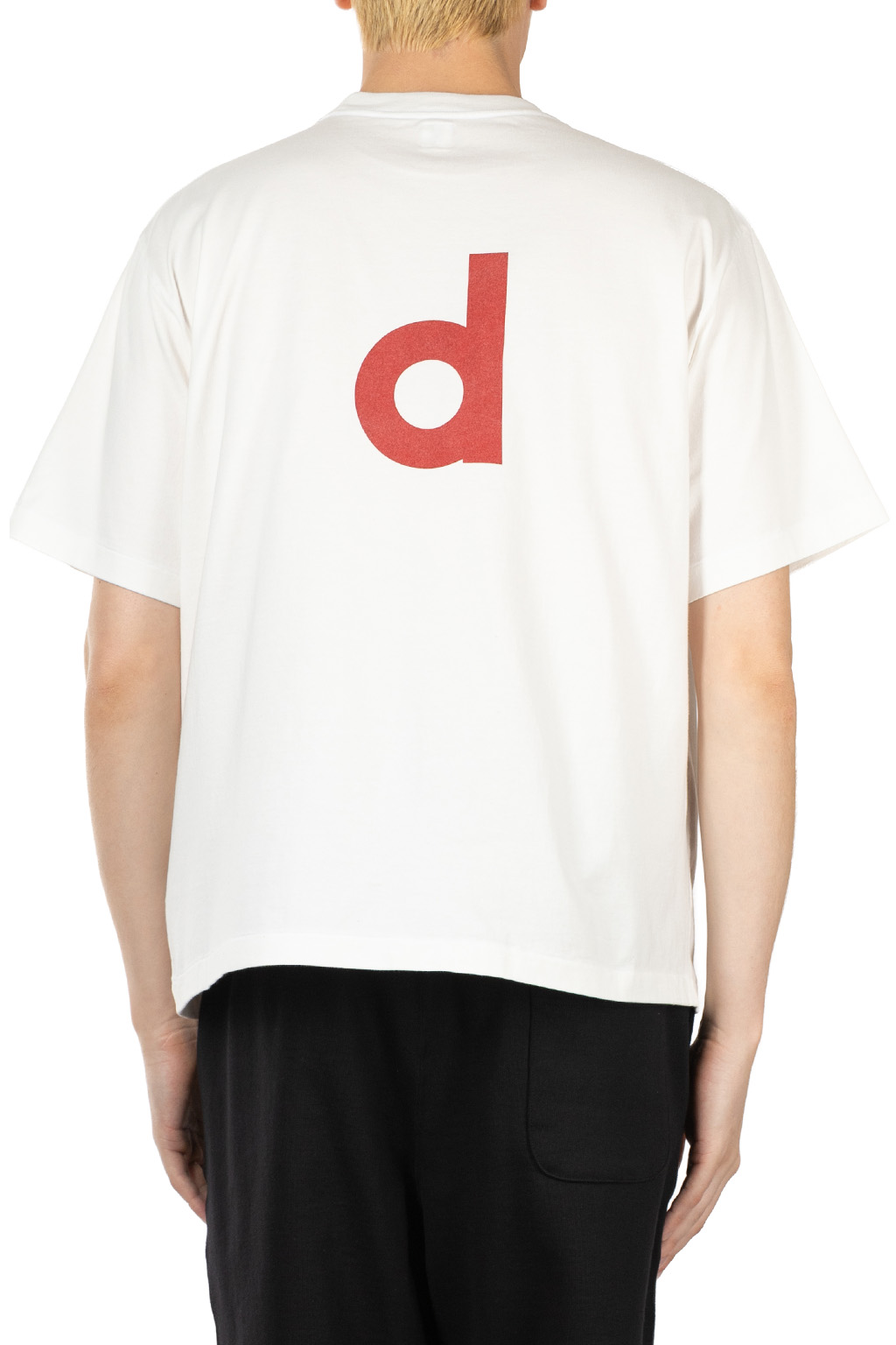 blurhms - ROOTSTOCK - bd Print Tee WIDE - White × Red