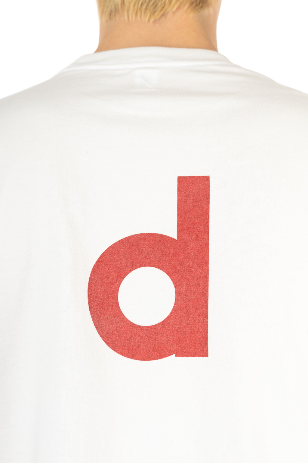 blurhms - ROOTSTOCK - bd Print Tee WIDE - White × Red