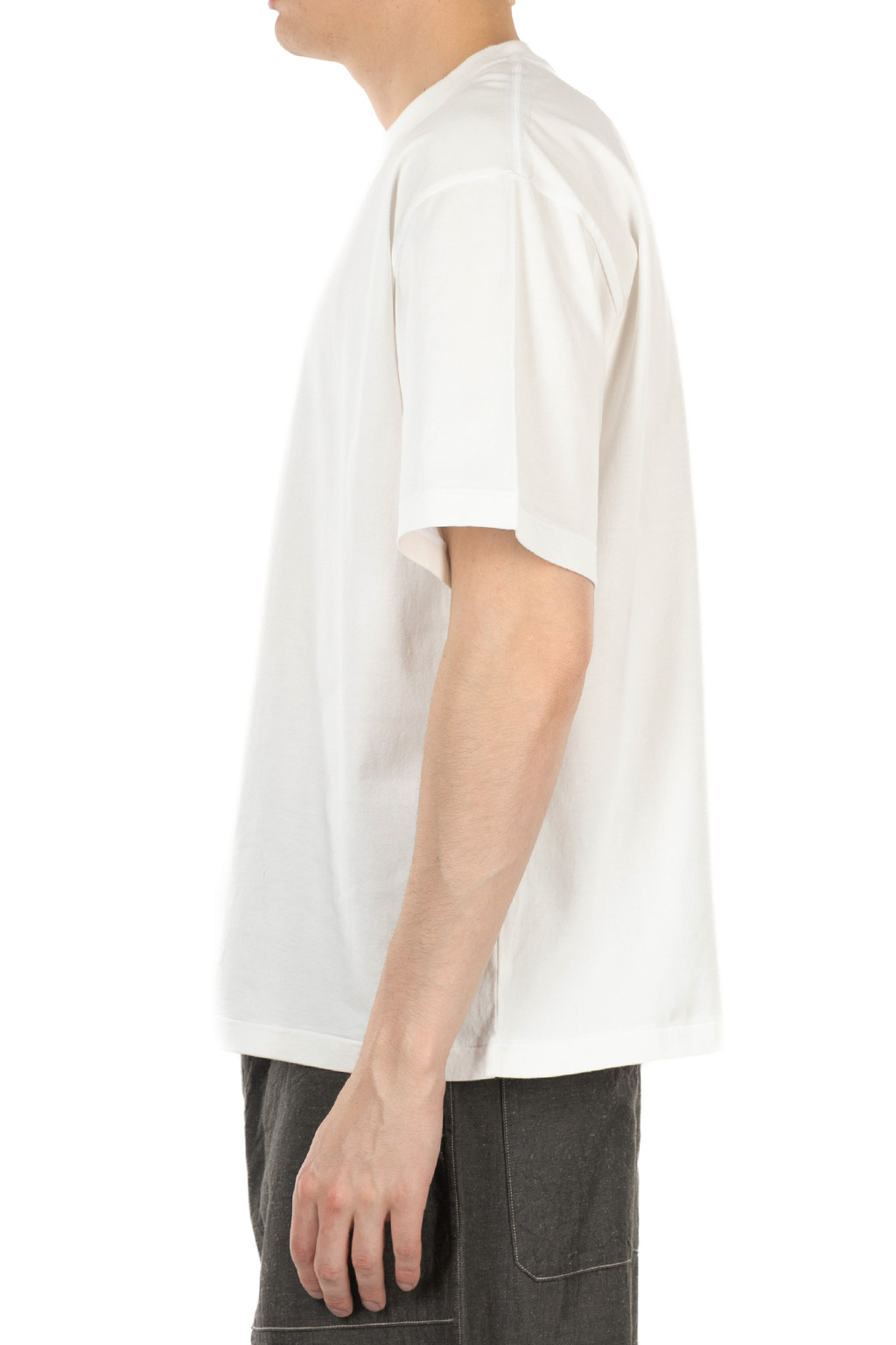 blurhms - ROOTSTOCK - bd Print Tee WIDE - White x White