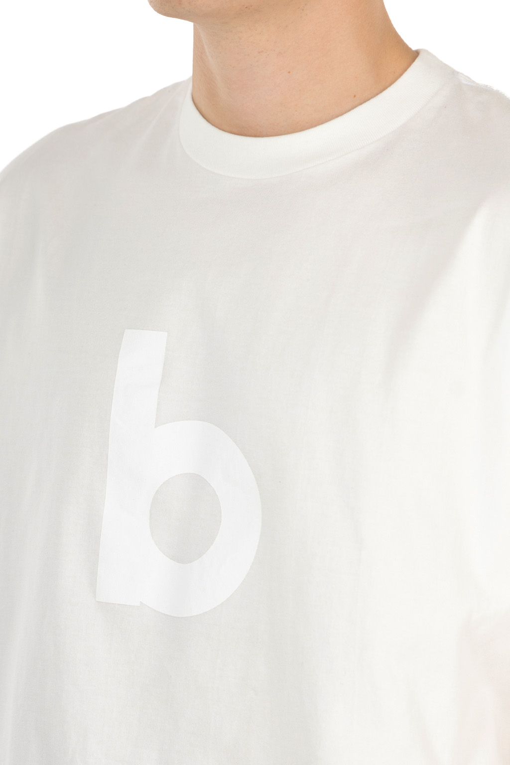 blurhms - ROOTSTOCK - bd Print Tee WIDE - White x White