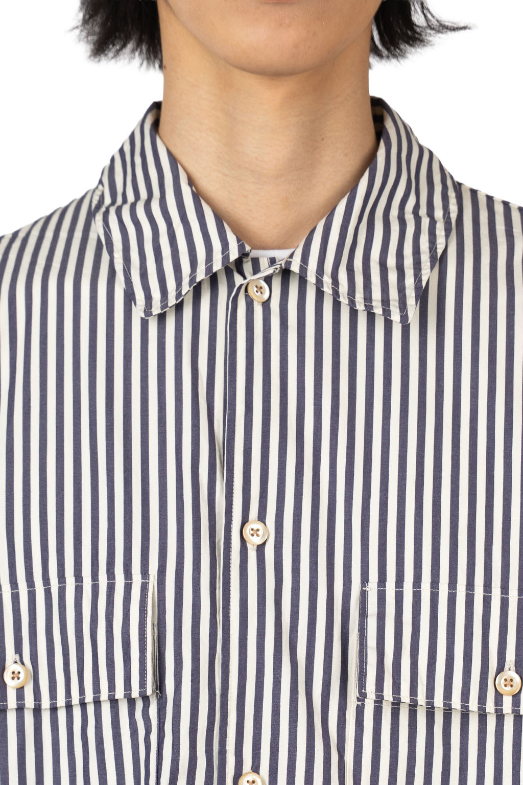 blurhms - Stripe Military Shirt