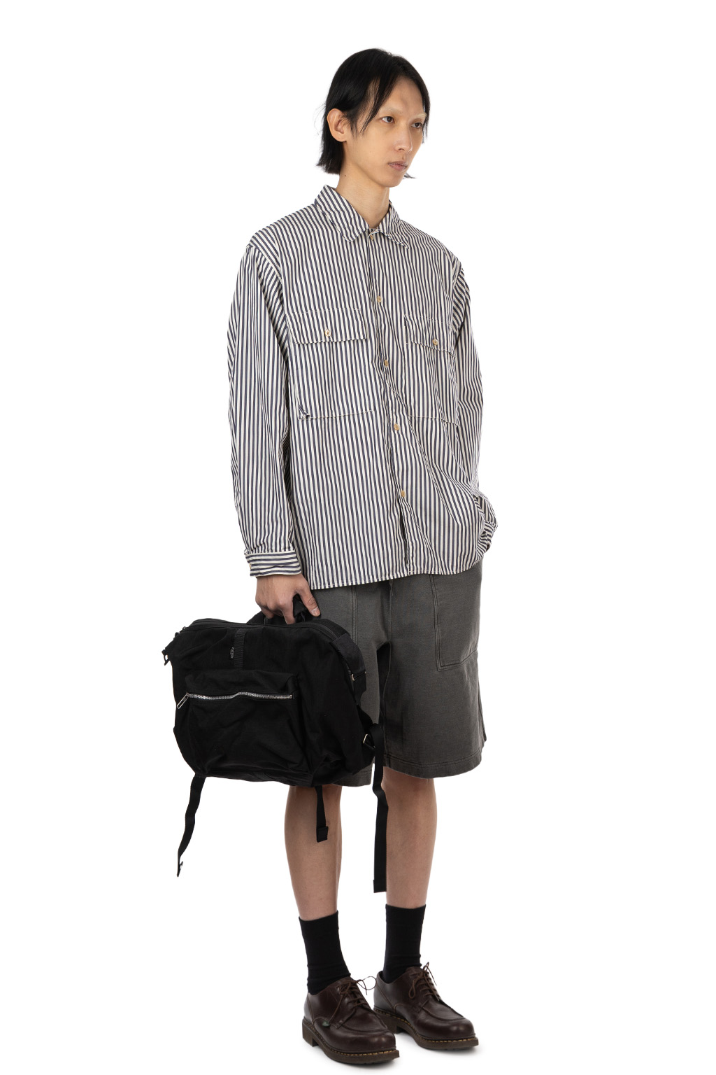 blurhms - Stripe Military Shirt