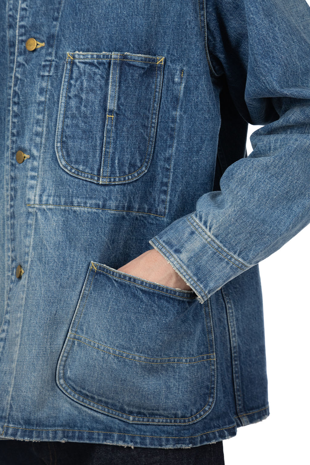 Markaware - Coverall Jacket 13.5oz Selvedge Denim - Used Washed