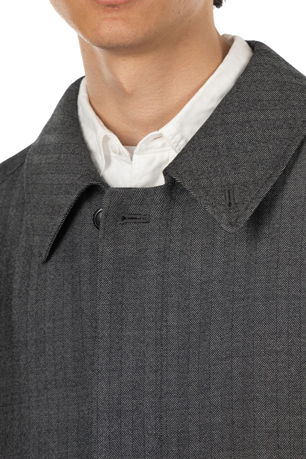 Markaware - Raglan Sleeve Coat - Herringbone