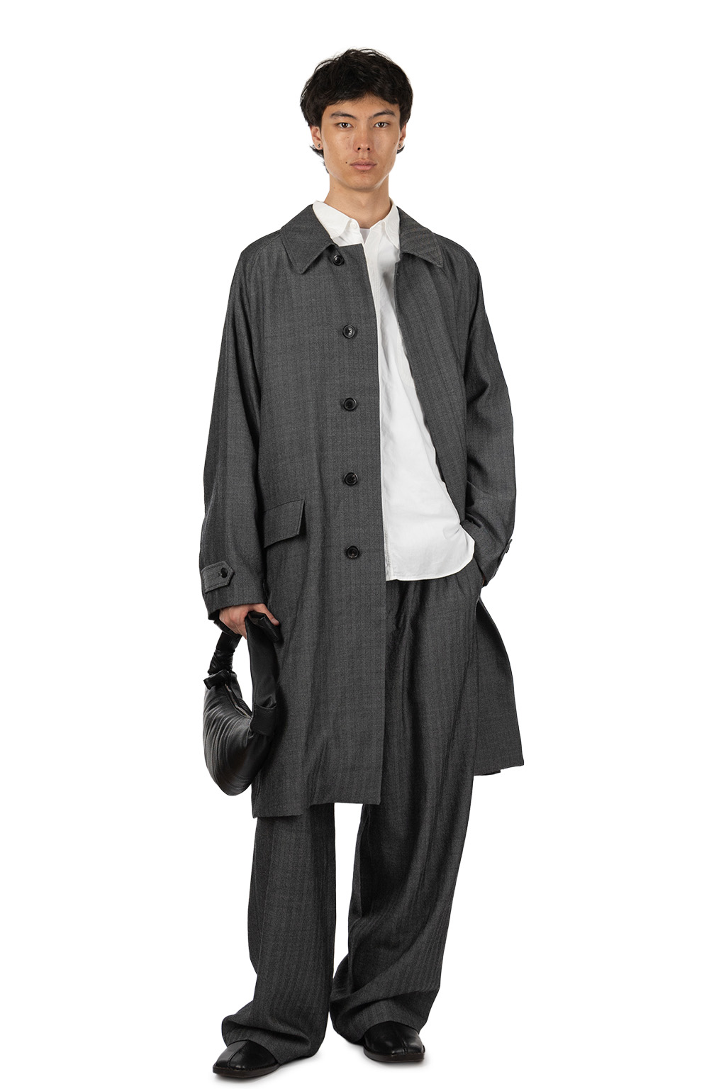 Markaware - Raglan Sleeve Coat - Herringbone