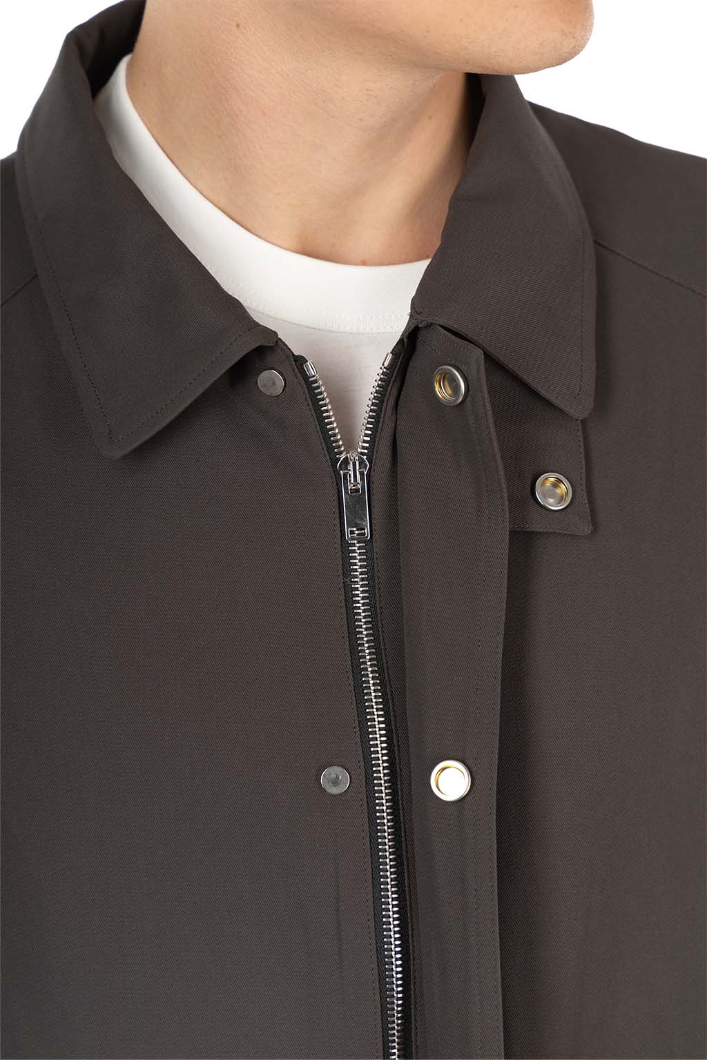 Markaware - Short Field Blouson - Cotton Voile Yarn Twill - Charcoal