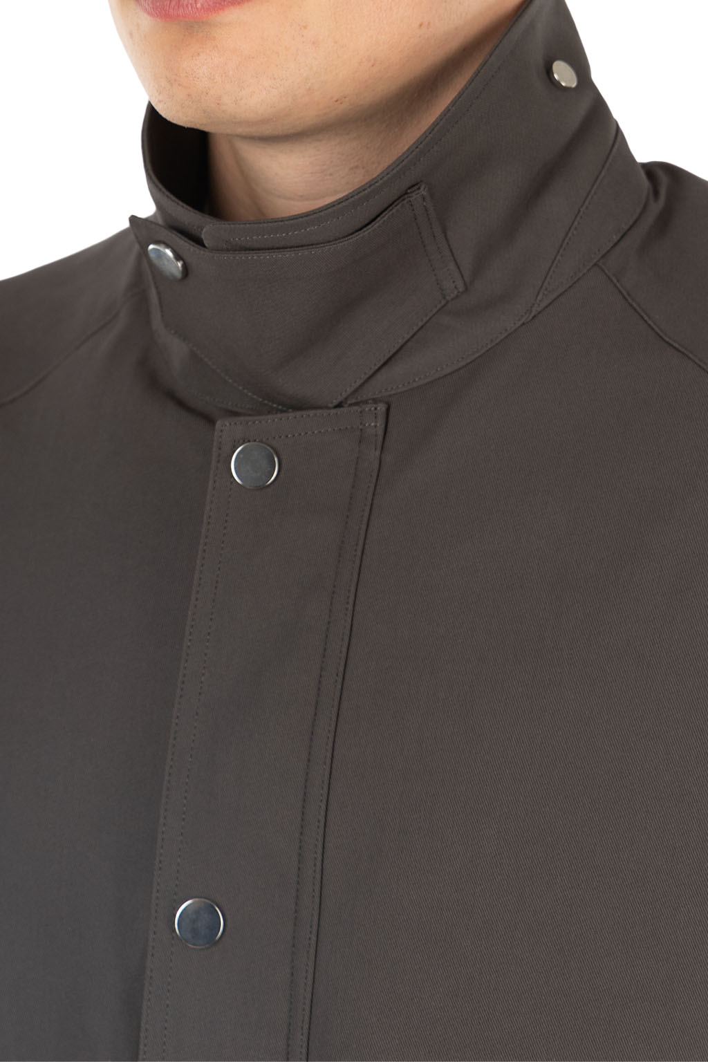 Markaware - Short Field Blouson - Cotton Voile Yarn Twill - Charcoal