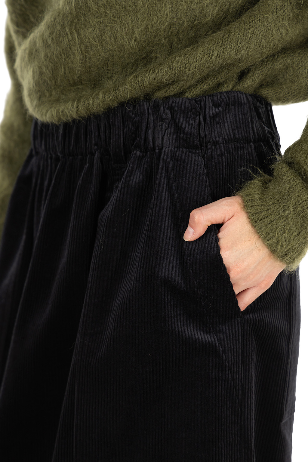 nicholson & nicholson - DONA Corduroy Skirt - Black