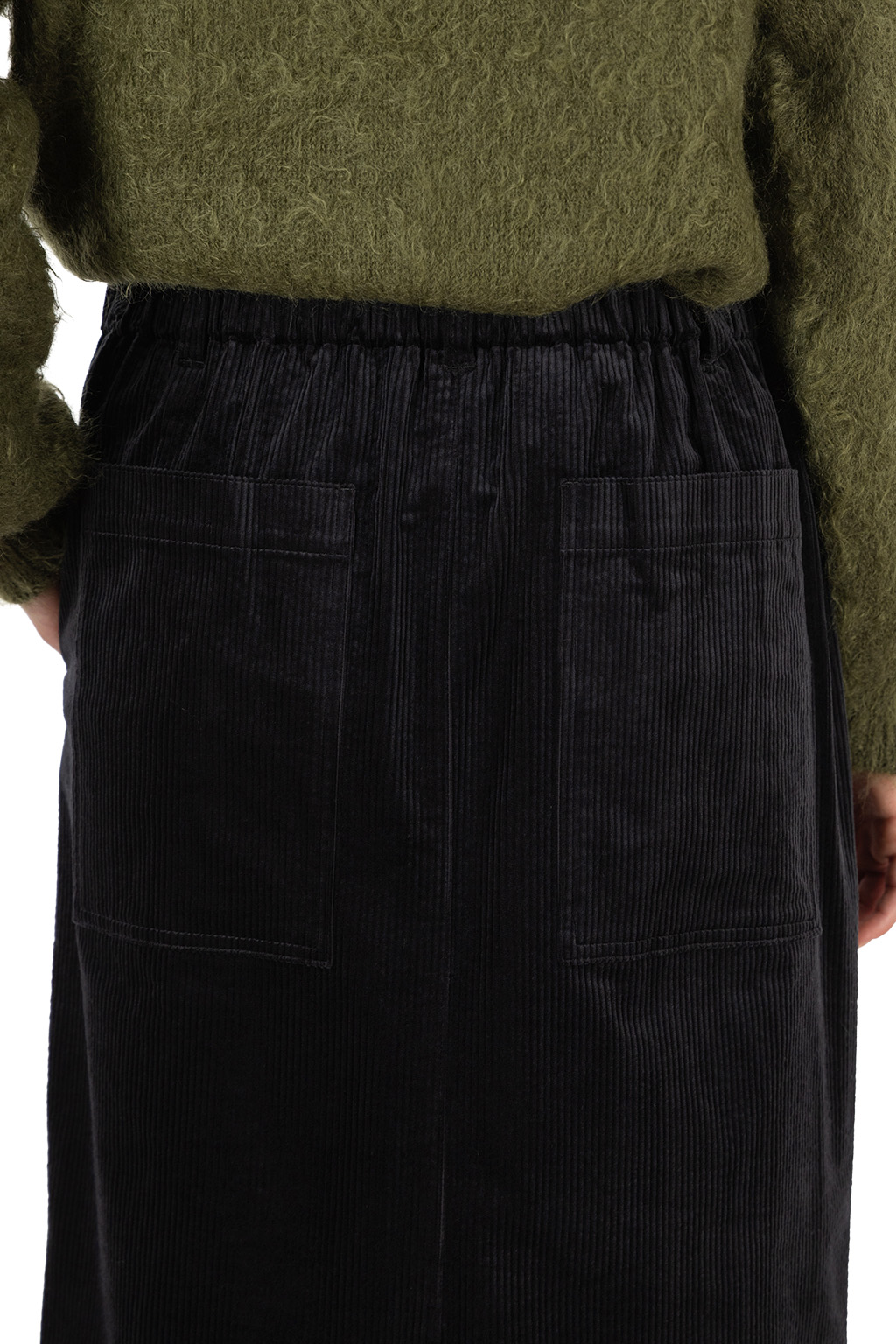 nicholson & nicholson - DONA Corduroy Skirt - Black