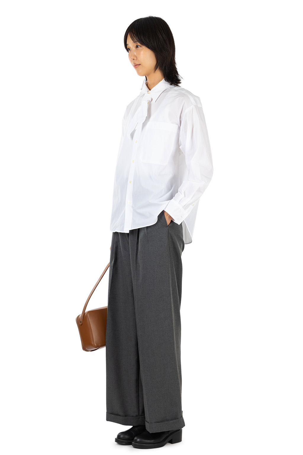 nicholson & nicholson - ELEN - Washed Cotton - WHT