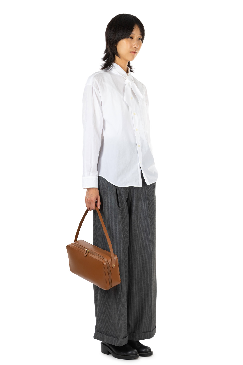 nicholson & nicholson - ELEN - Washed Cotton - WHT