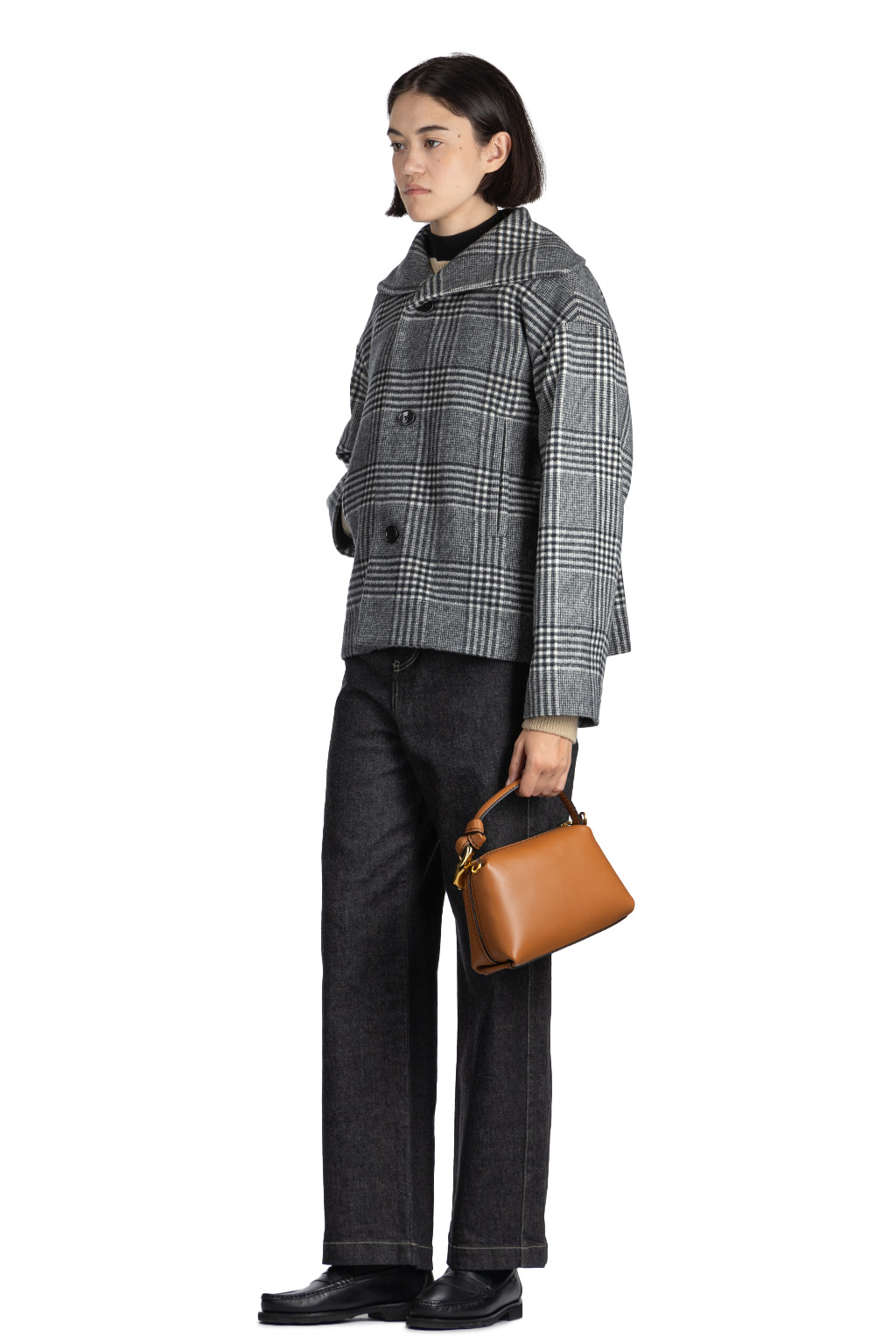 nicholson & nicholson - MY SAILOR Coat - Grey Check