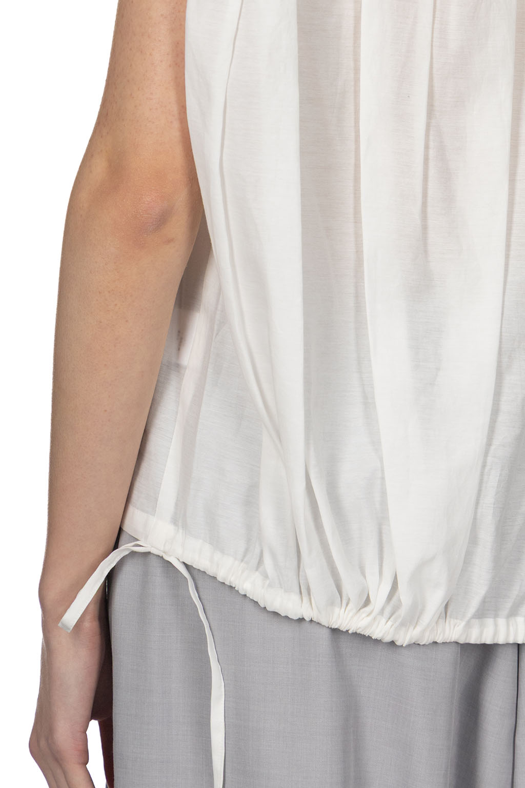 nicholson & nicholson - TENDER-SILK Top - White