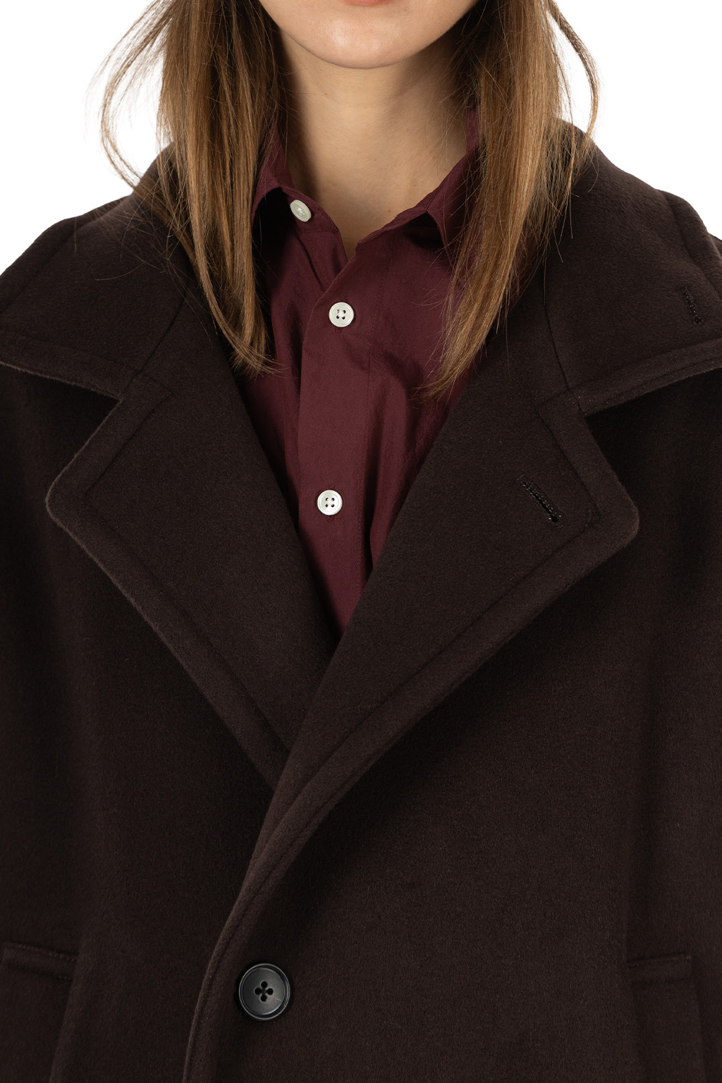 nicholson & nicholson - THEO Wool Coat - Brown