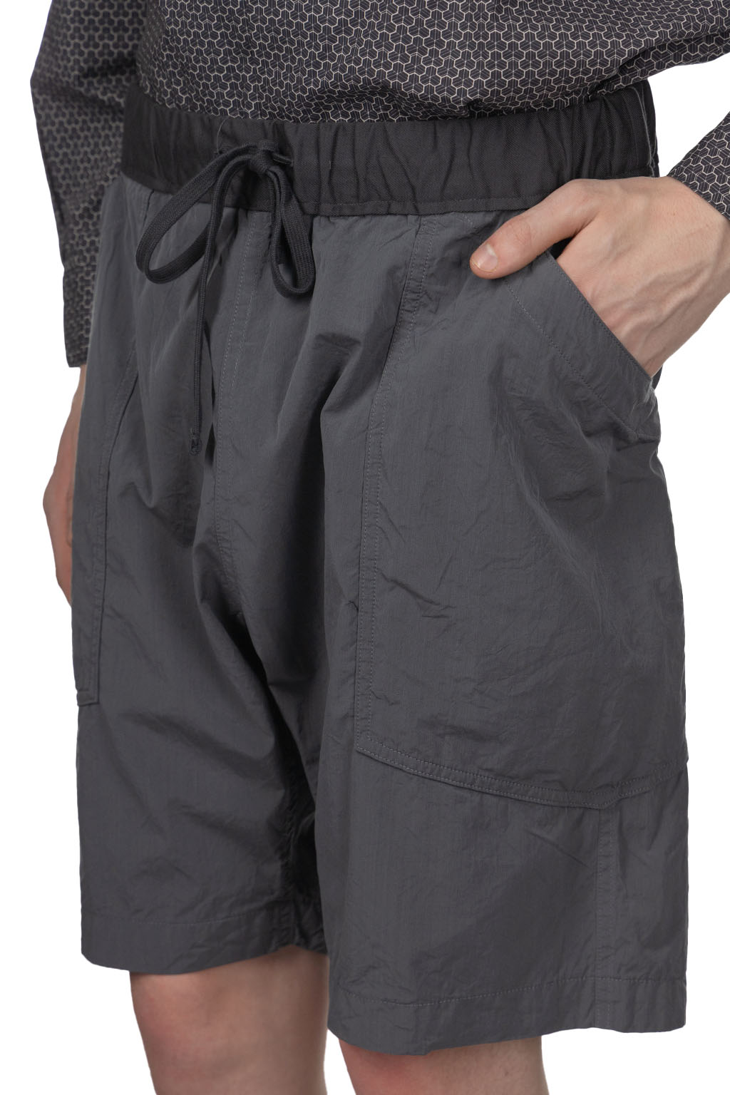 ts(s) -  Loose Fit Shorts- Charcoal