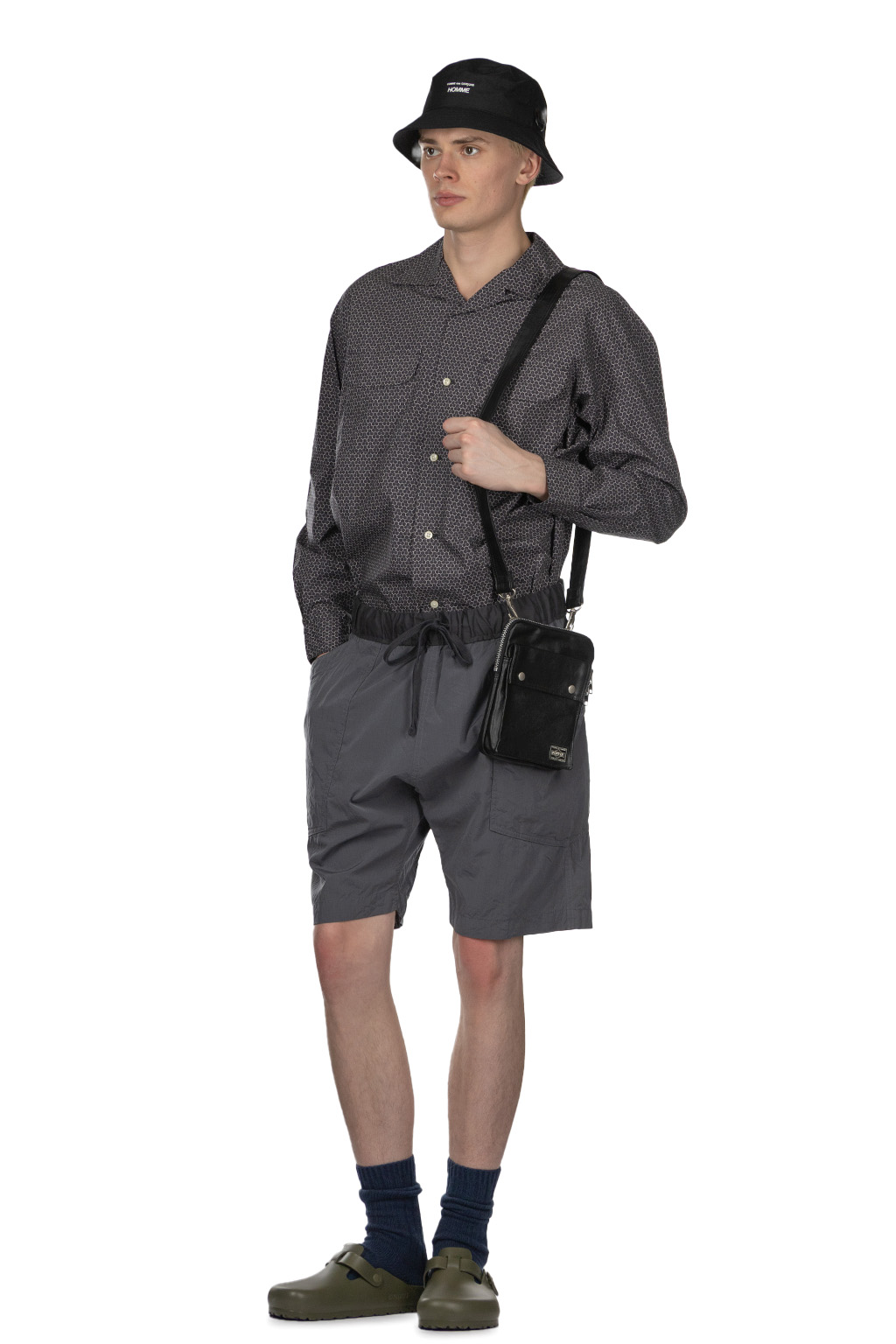 ts(s) -  Loose Fit Shorts- Charcoal