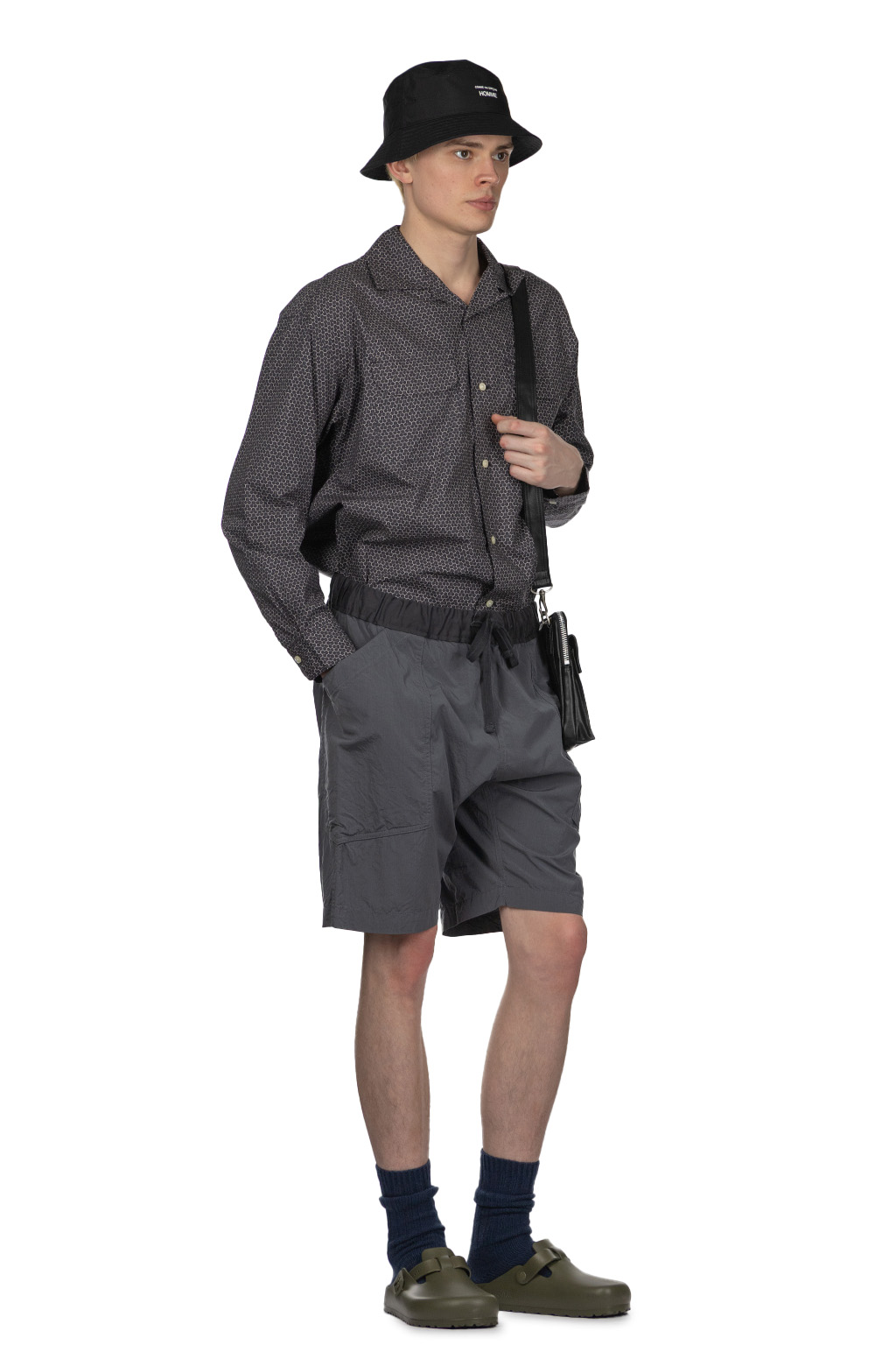 ts(s) -  Loose Fit Shorts- Charcoal