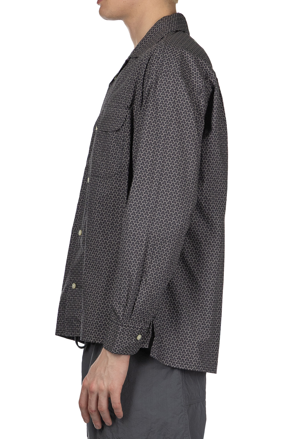 ts(s) - Round Flap Pocket Shirt - Black