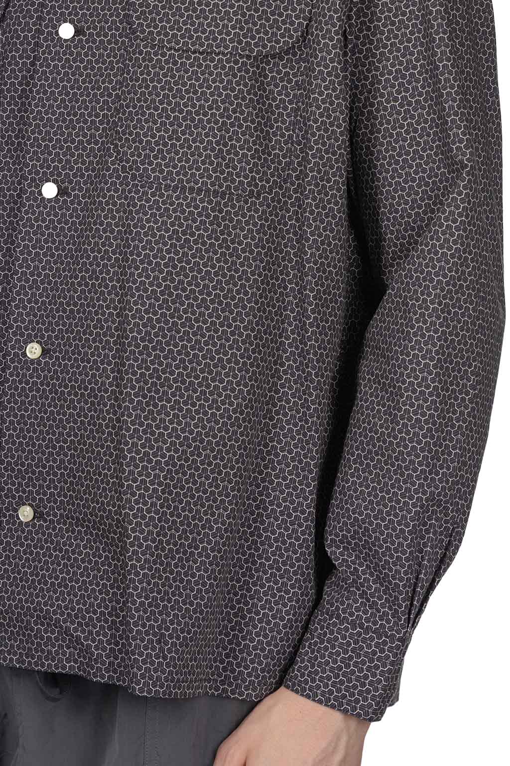 ts(s) - Round Flap Pocket Shirt - Black