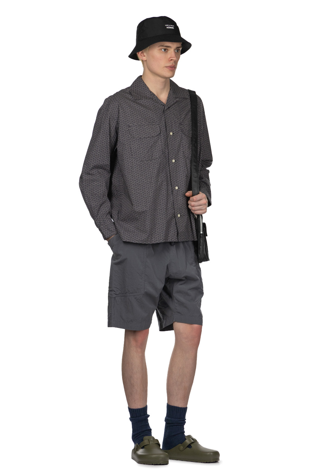 ts(s) - Round Flap Pocket Shirt - Black