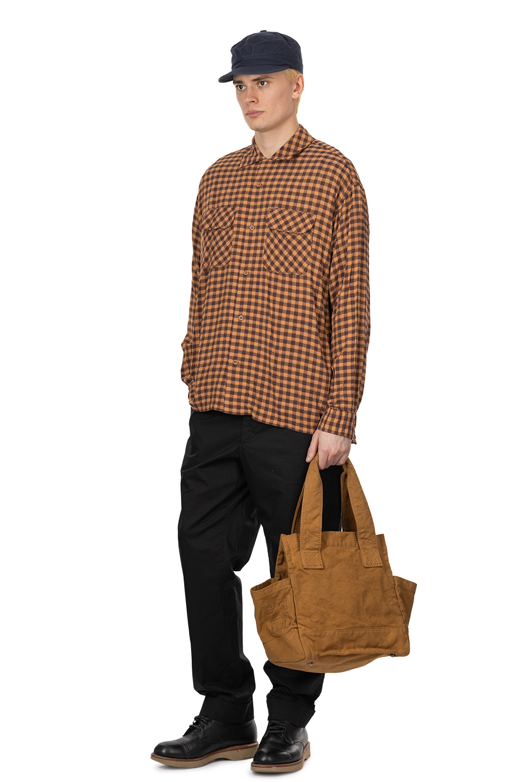 ts(s) - Round Flap Pocket Shirt - Brown