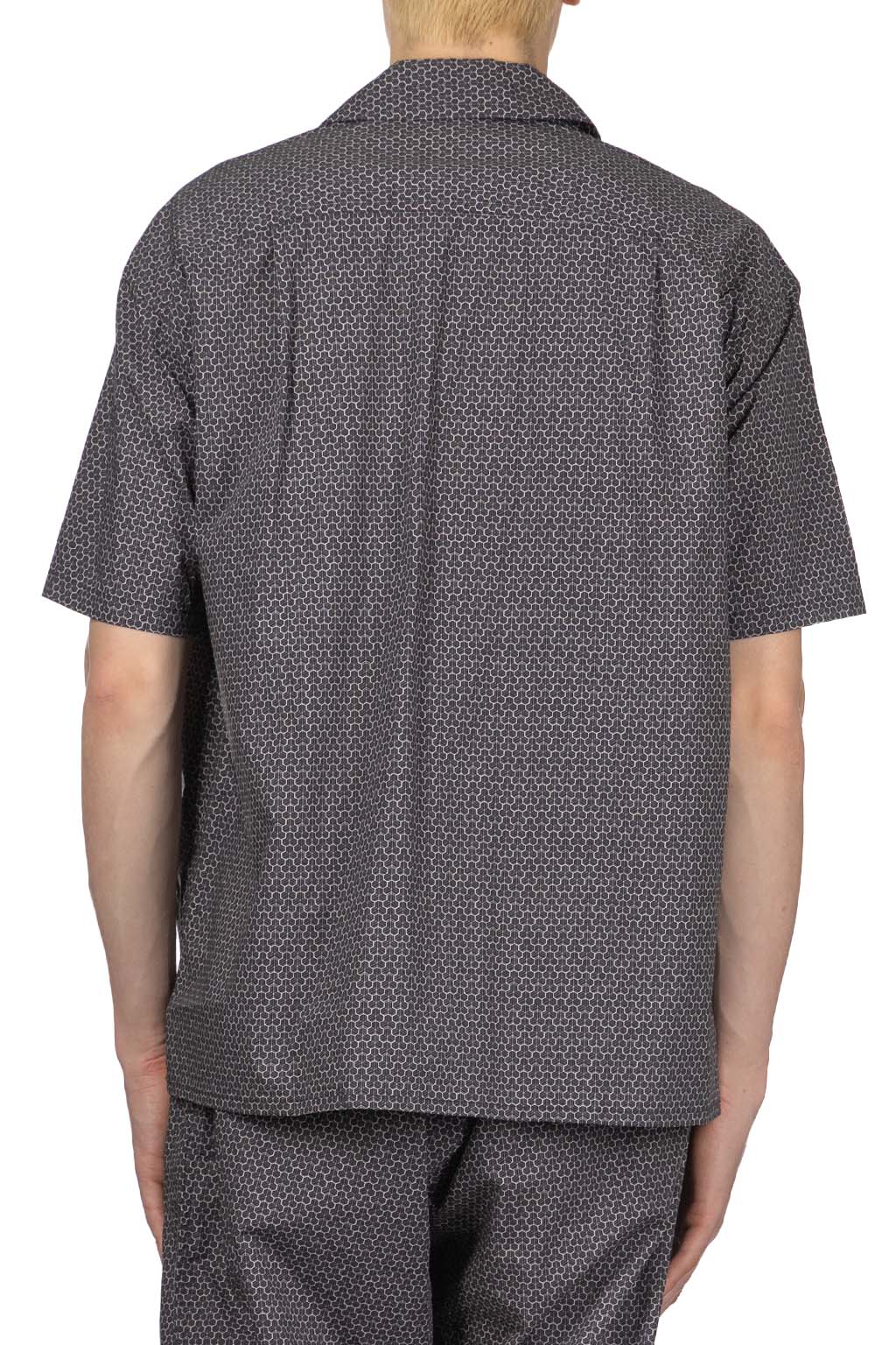 ts(s) - Round Flap Pocket Short Sleeve - Black